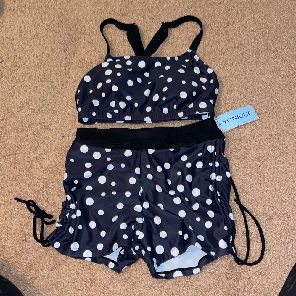 Two piece swim suit